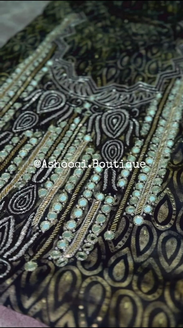 Cotton Muzari With Shella – The Ultimate Boutique Handwork Collection