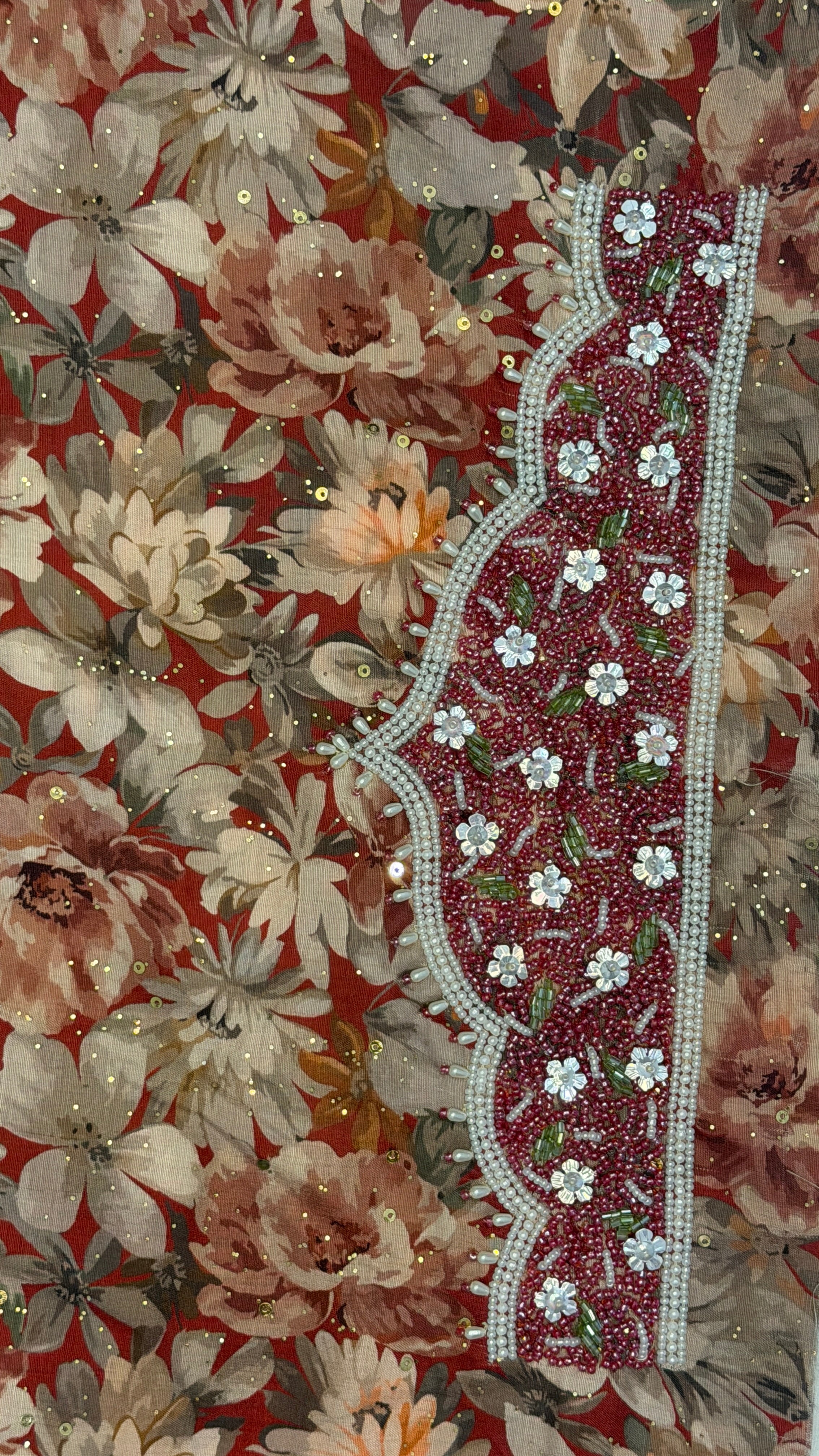 Cotton Hareer Muzari  – The Ultimate Boutique Handwork Collection / Rose color