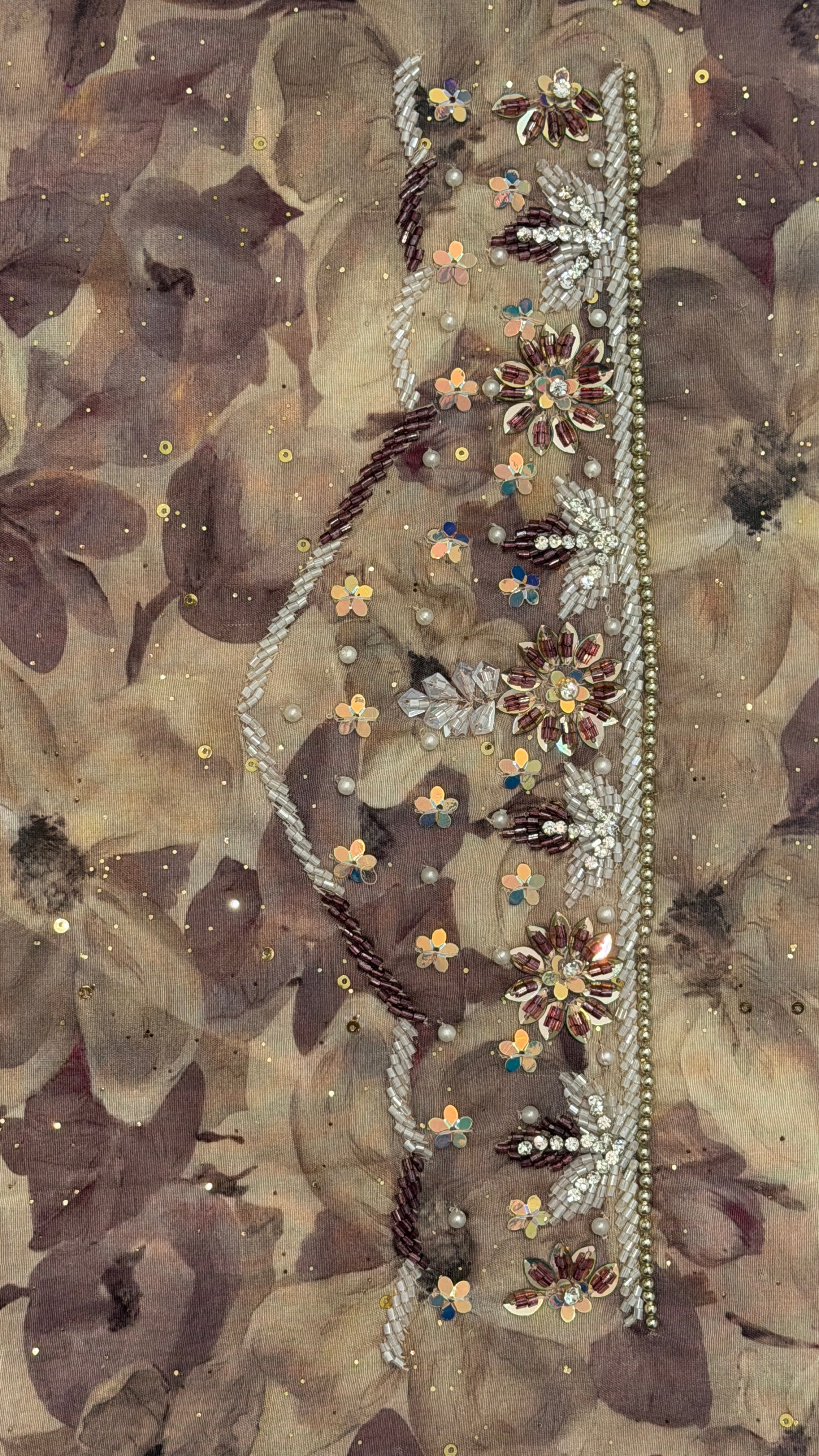 Cotton Hareer Muzari  – The Ultimate Boutique Handwork Collection / purple