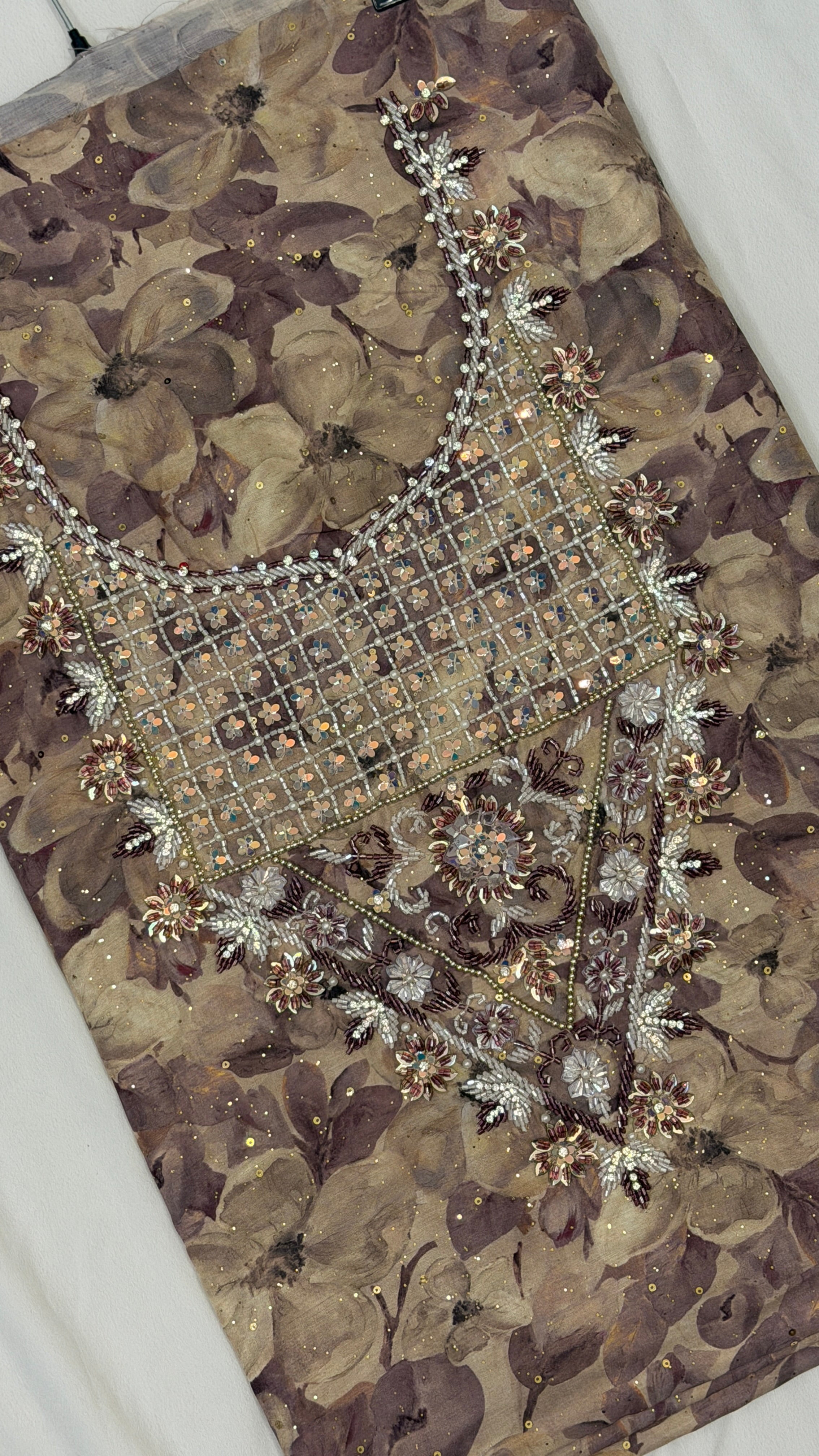 Cotton Hareer Muzari  – The Ultimate Boutique Handwork Collection / purple