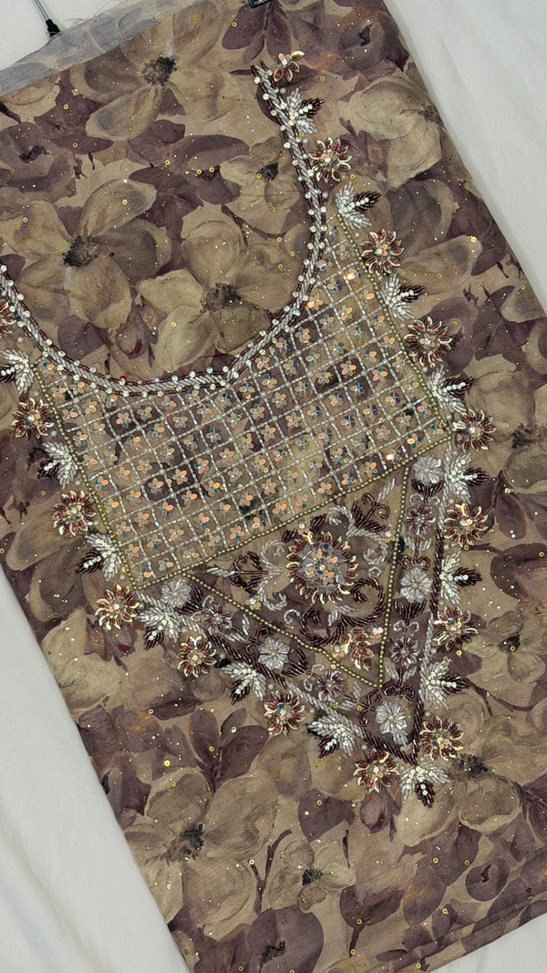 Cotton Hareer Muzari  – The Ultimate Boutique Handwork Collection / purple