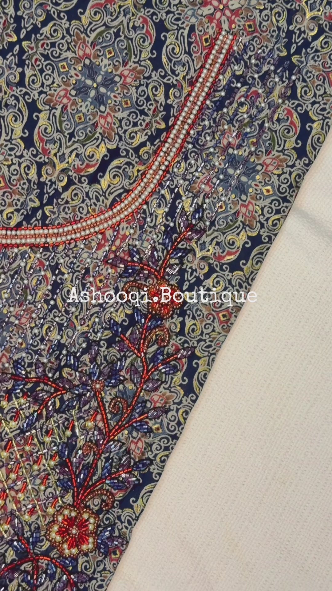 Cotton Muzari With Shella – The Ultimate Boutique Handwork Collection