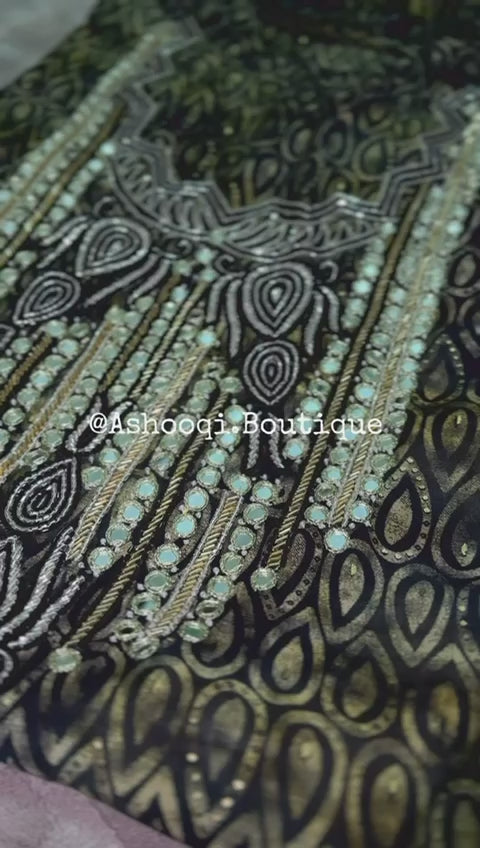 Cotton Muzari With Shella – The Ultimate Boutique Handwork Collection